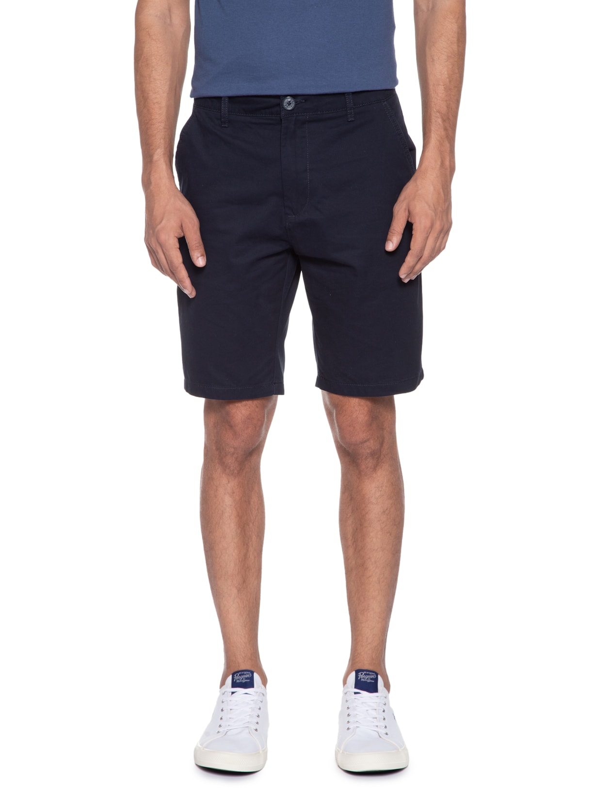 Bermuda Masculina Chino Reta- Azul Hering