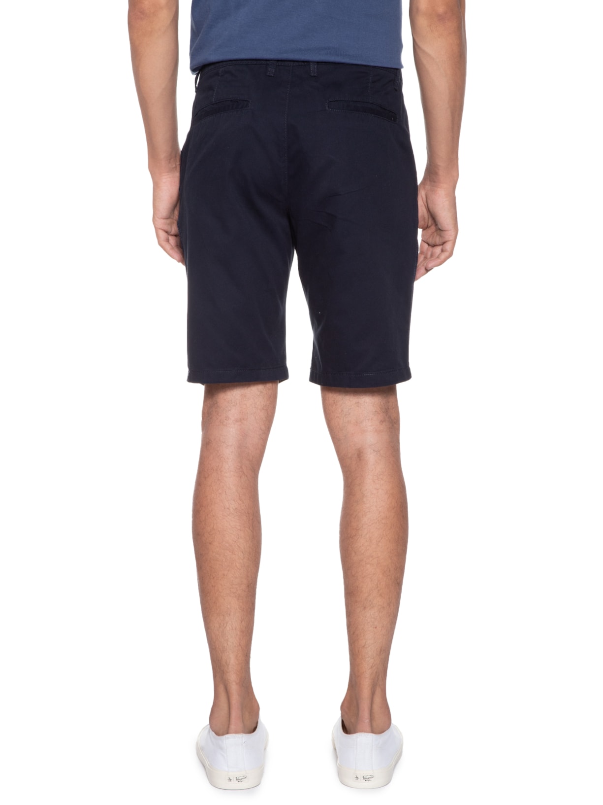 Bermuda Masculina Chino Reta- Azul Hering
