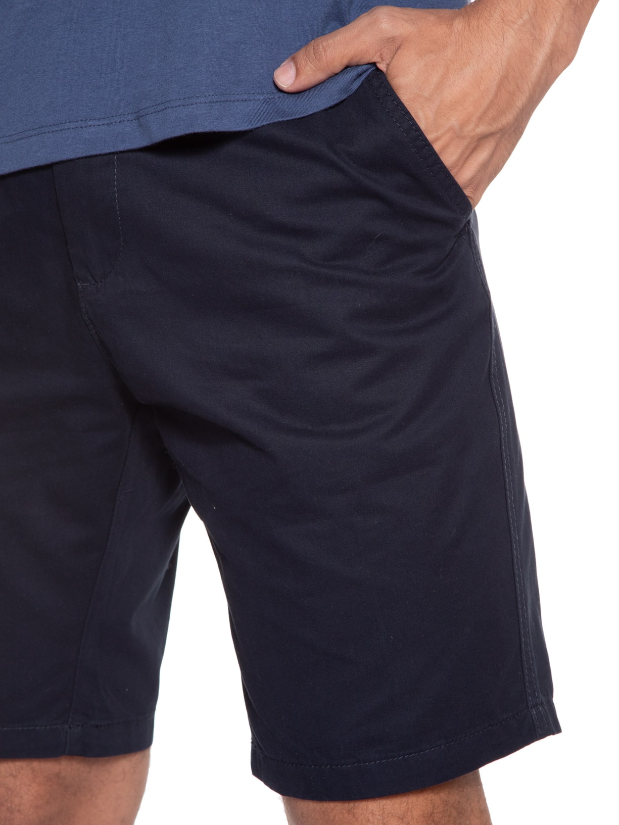 Bermuda Masculina Chino Reta- Azul Hering