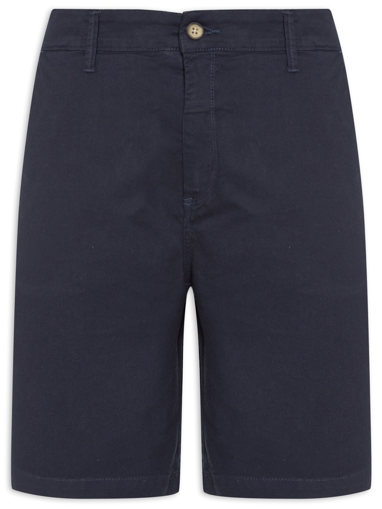 Bermuda Masculina Chino Sarja Elastano Tinturada - Azul