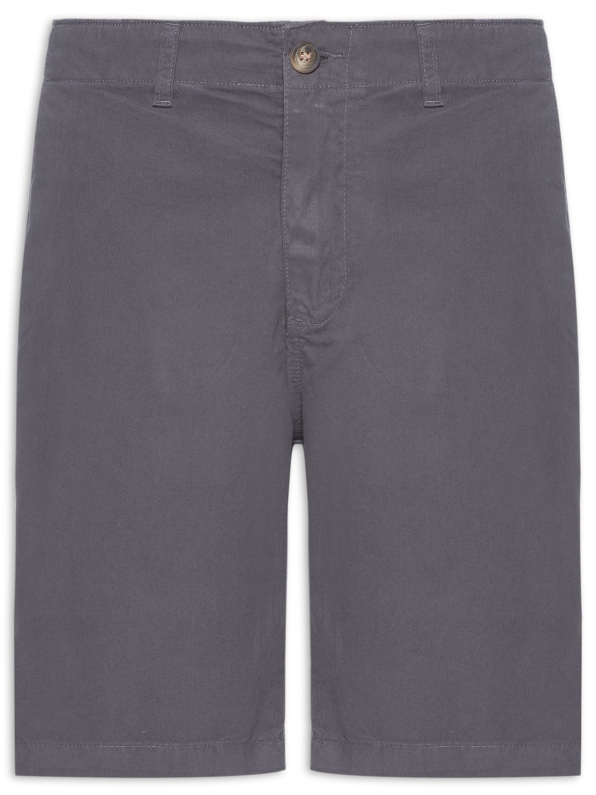 Bermuda Masculina Chino Stoned - Cinza