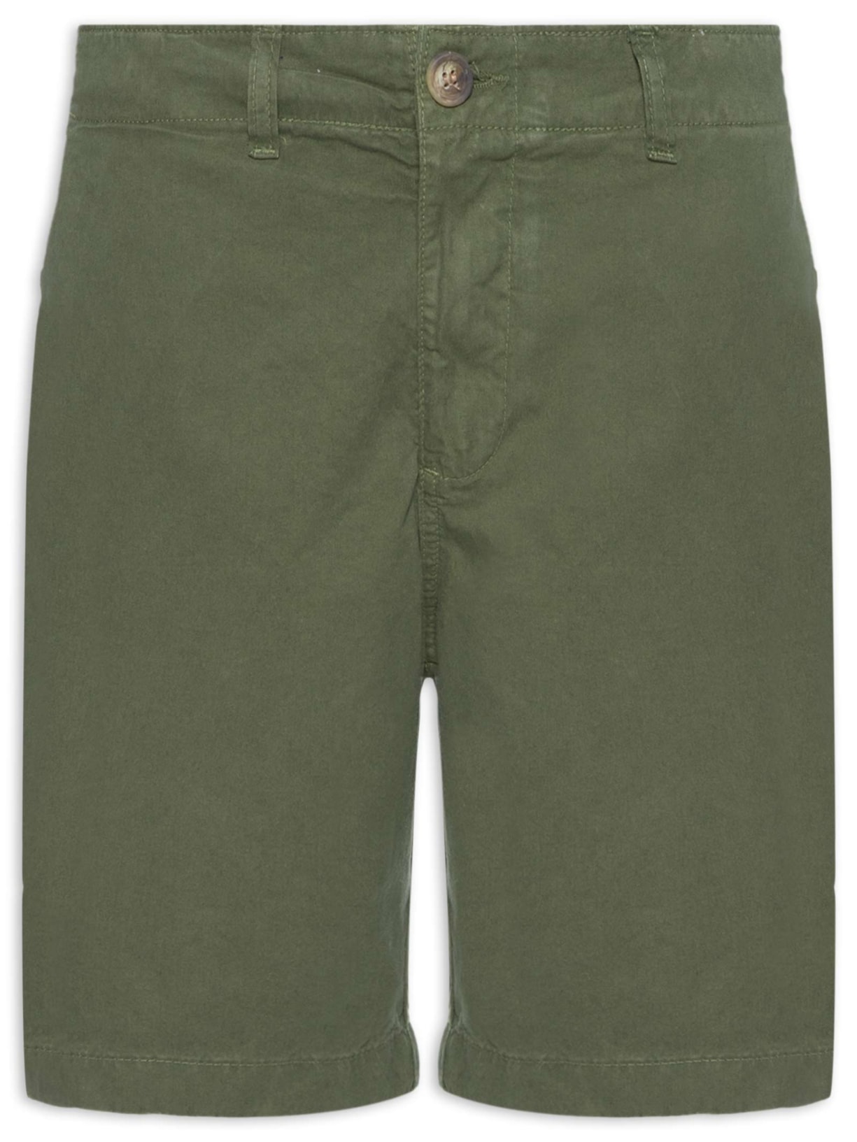 Bermuda Masculina Chino Stoned - Verde