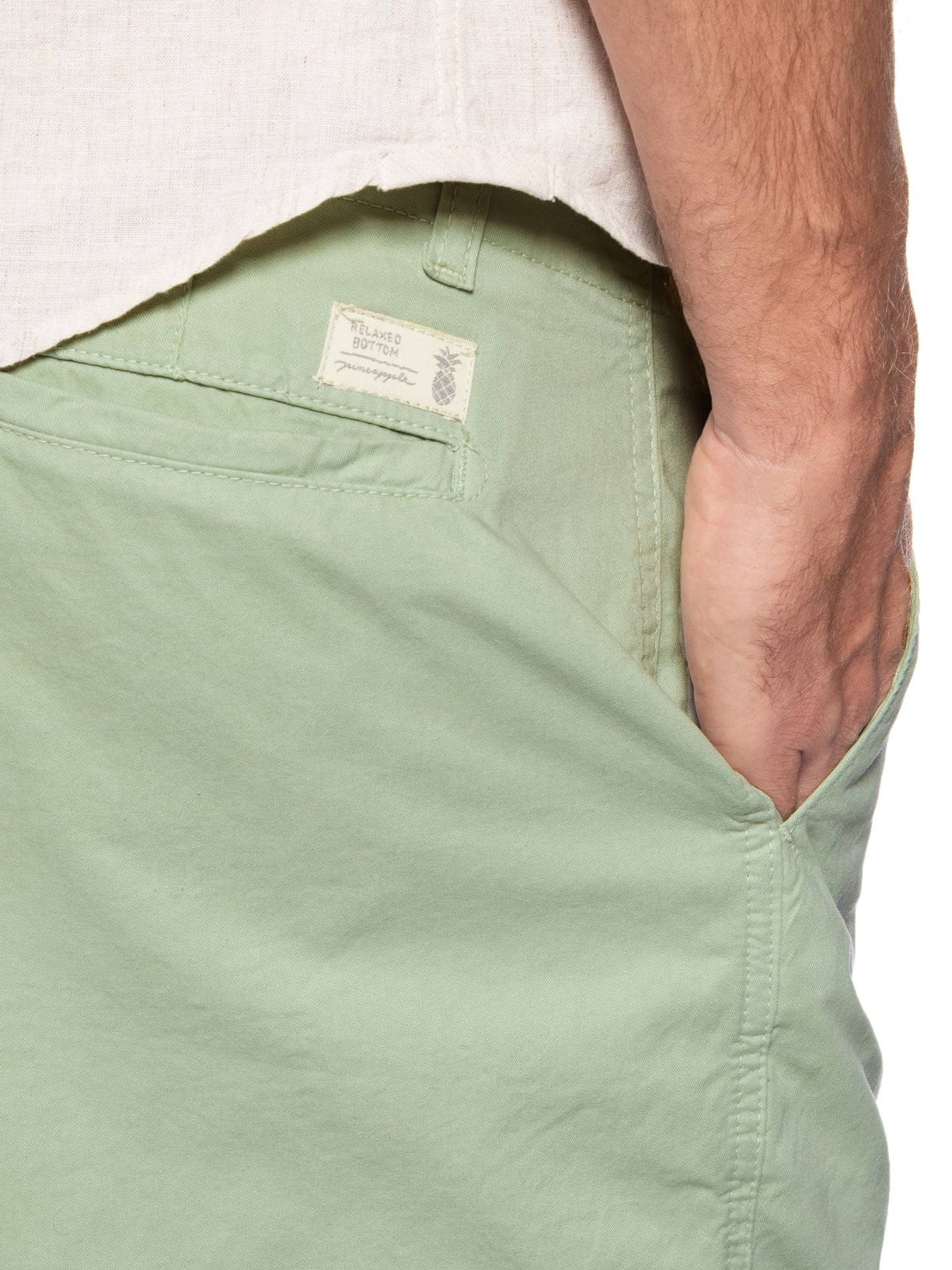 Bermuda Masculina Chino Verde Pineapple