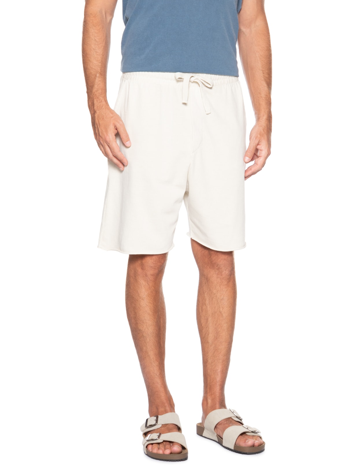 Bermuda Masculina Classic Stone Off White Osklen