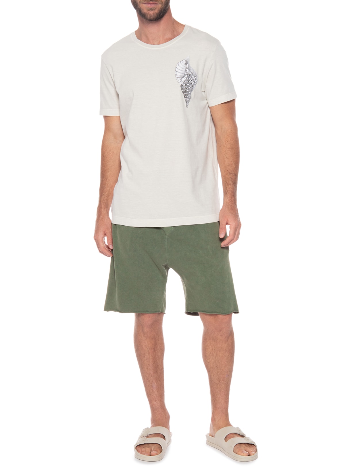 Bermuda Masculina Classic Stone Verde Osklen