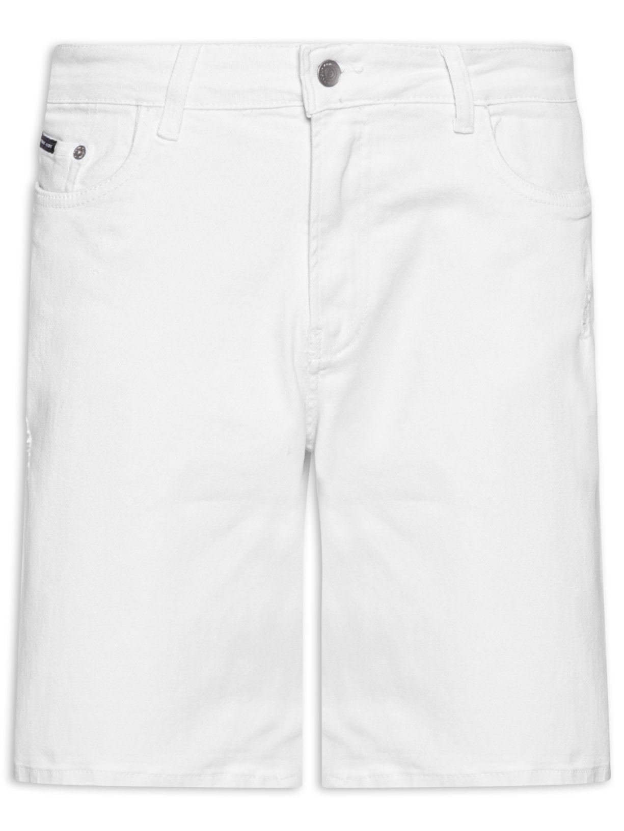 Bermuda Masculina Color 5 Pockets Branco Calvin Klein Jeans