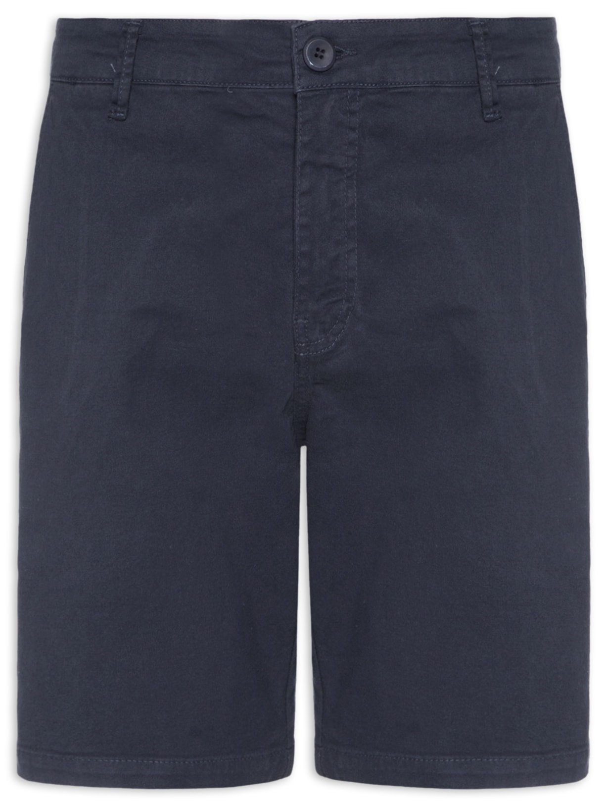 Bermuda Masculina Color Chino - Azul