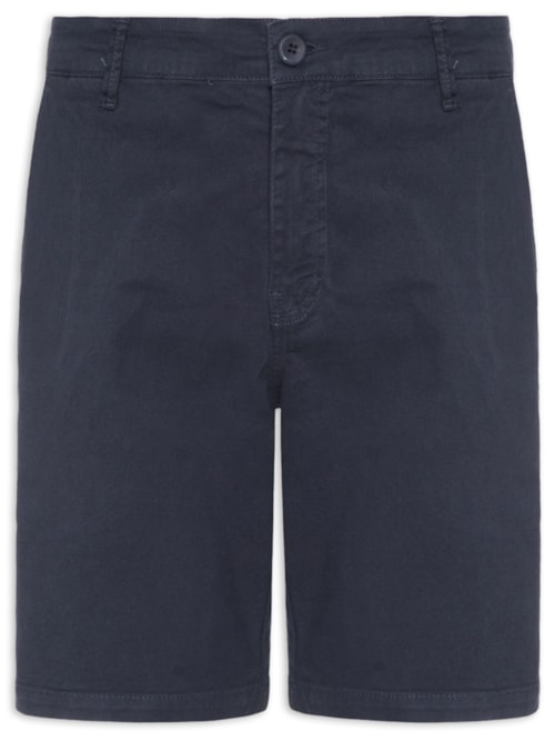 Bermuda Masculina Color Chino - Azul