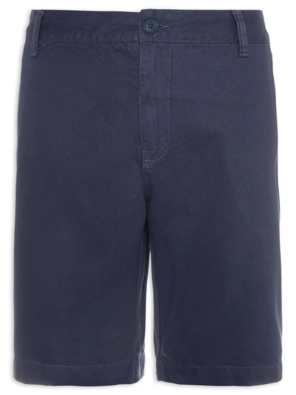 Bermuda Masculina Color Chino Curta Sarja Reat - Azul