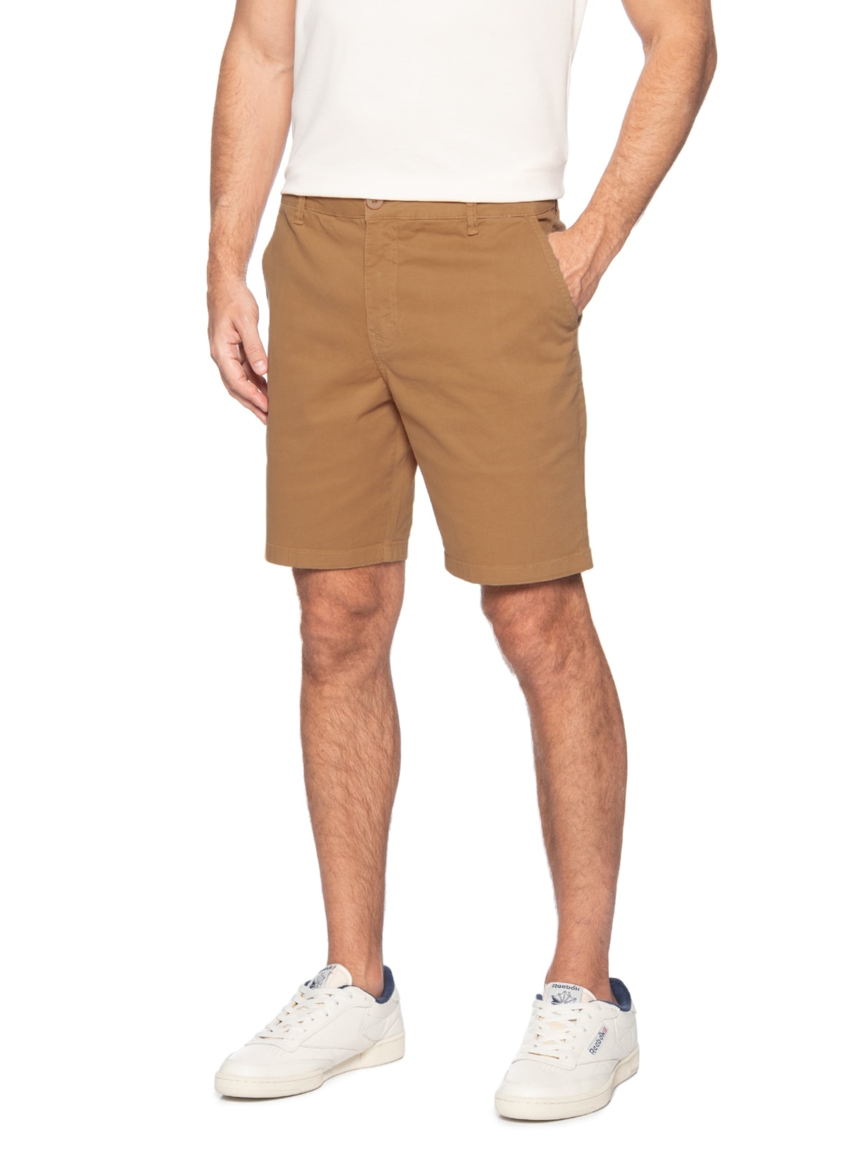 Bermuda Masculina Color Chino Marrom Calvin Klein Jeans
