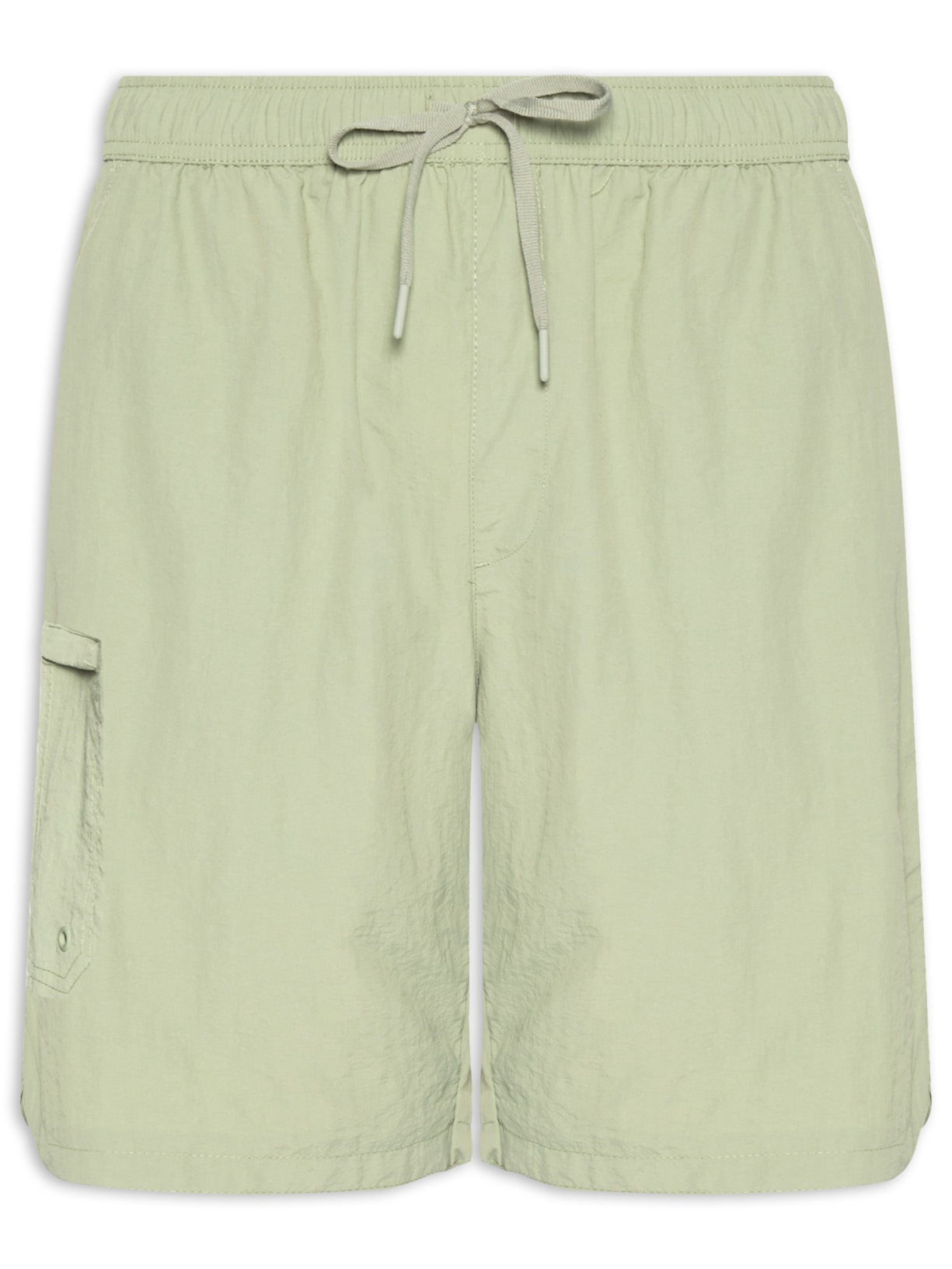 Bermuda Masculina Color Com Elástico Verde Basiq Men