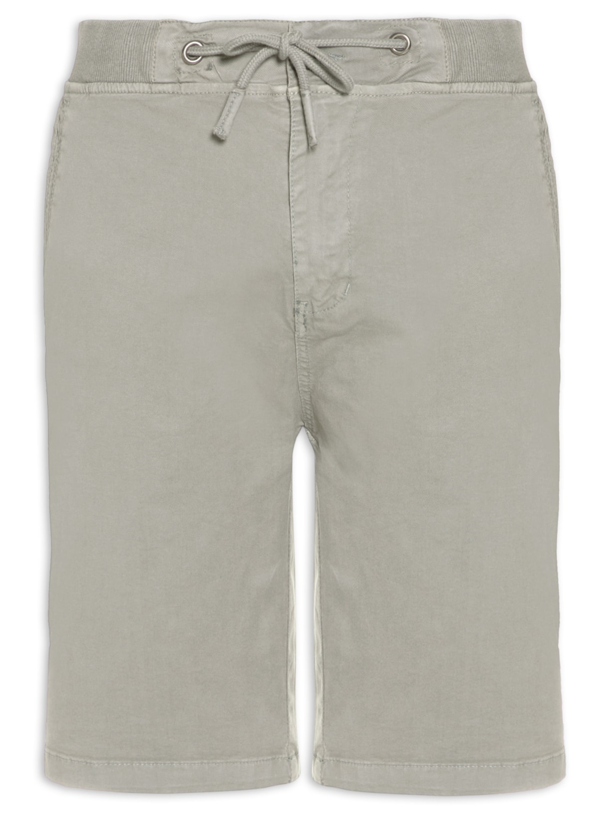 Bermuda Masculina Com Elástico - Cinza