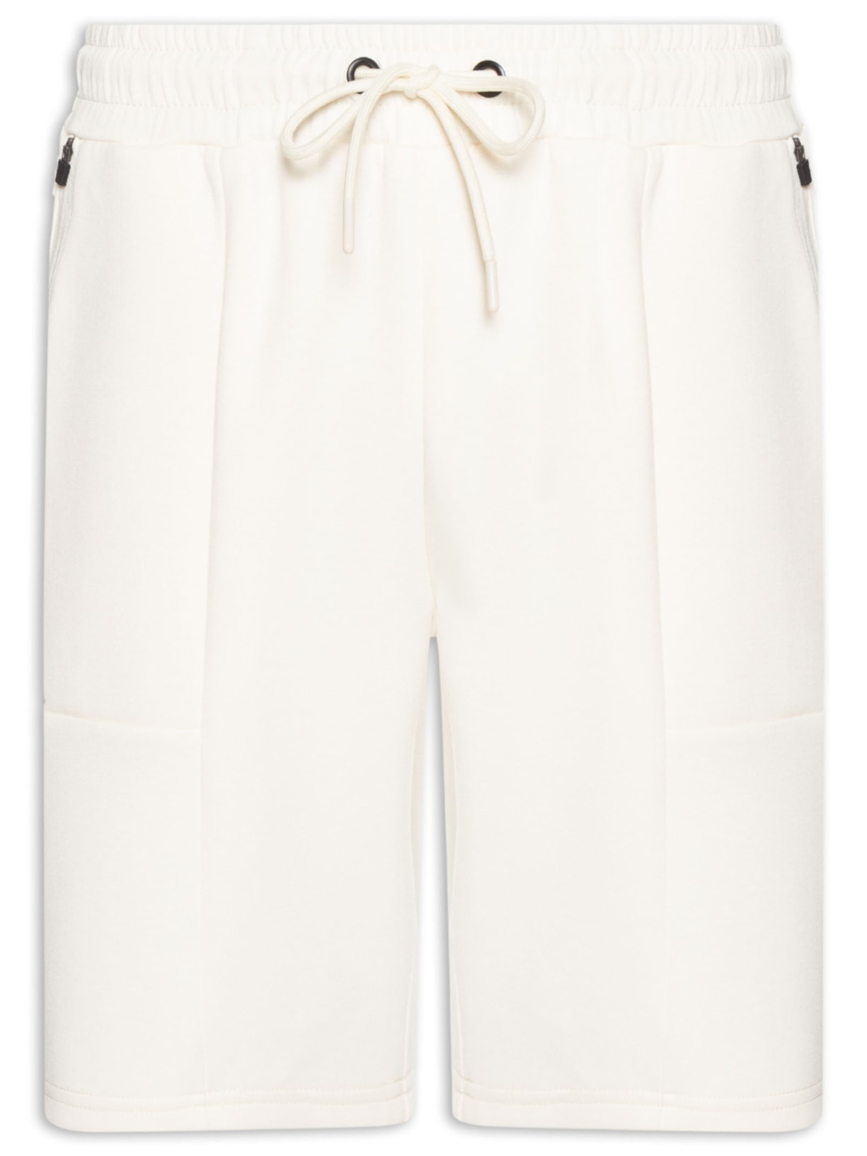 Bermuda Masculina Com Recortes Branco Basiq Men