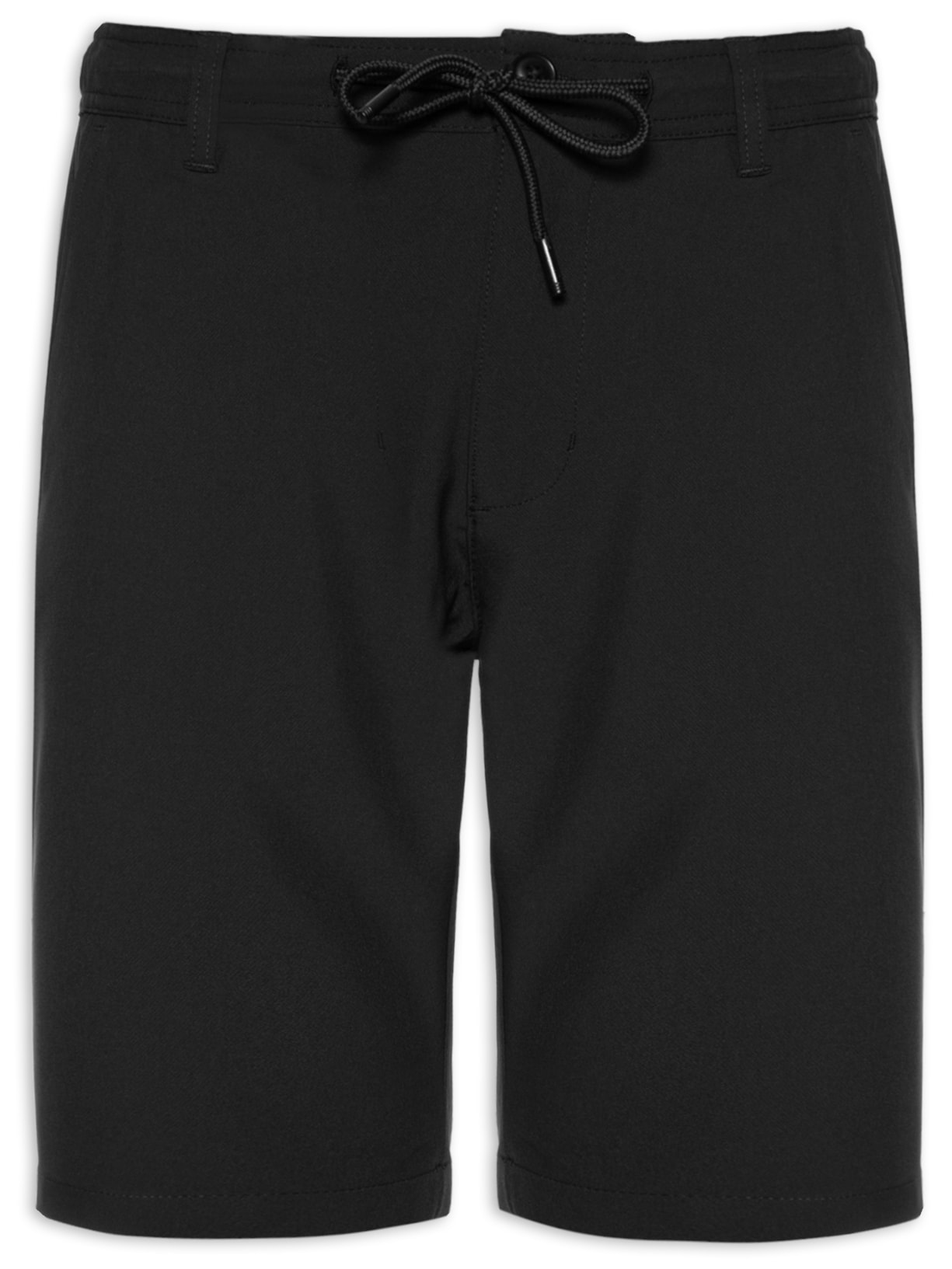Bermuda Masculina Comfy Com Cós De Elástico - Preto