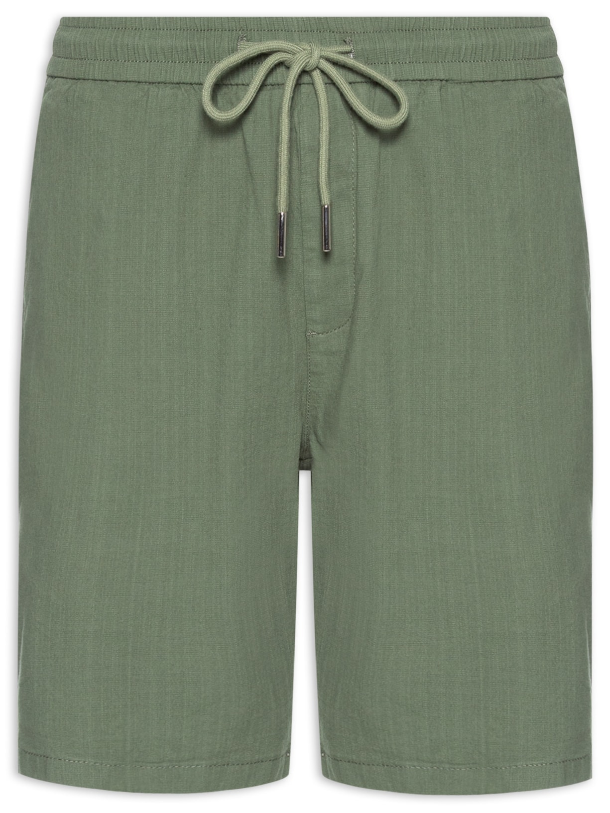 Bermuda Masculina Cós de Elástico Básica - Verde
