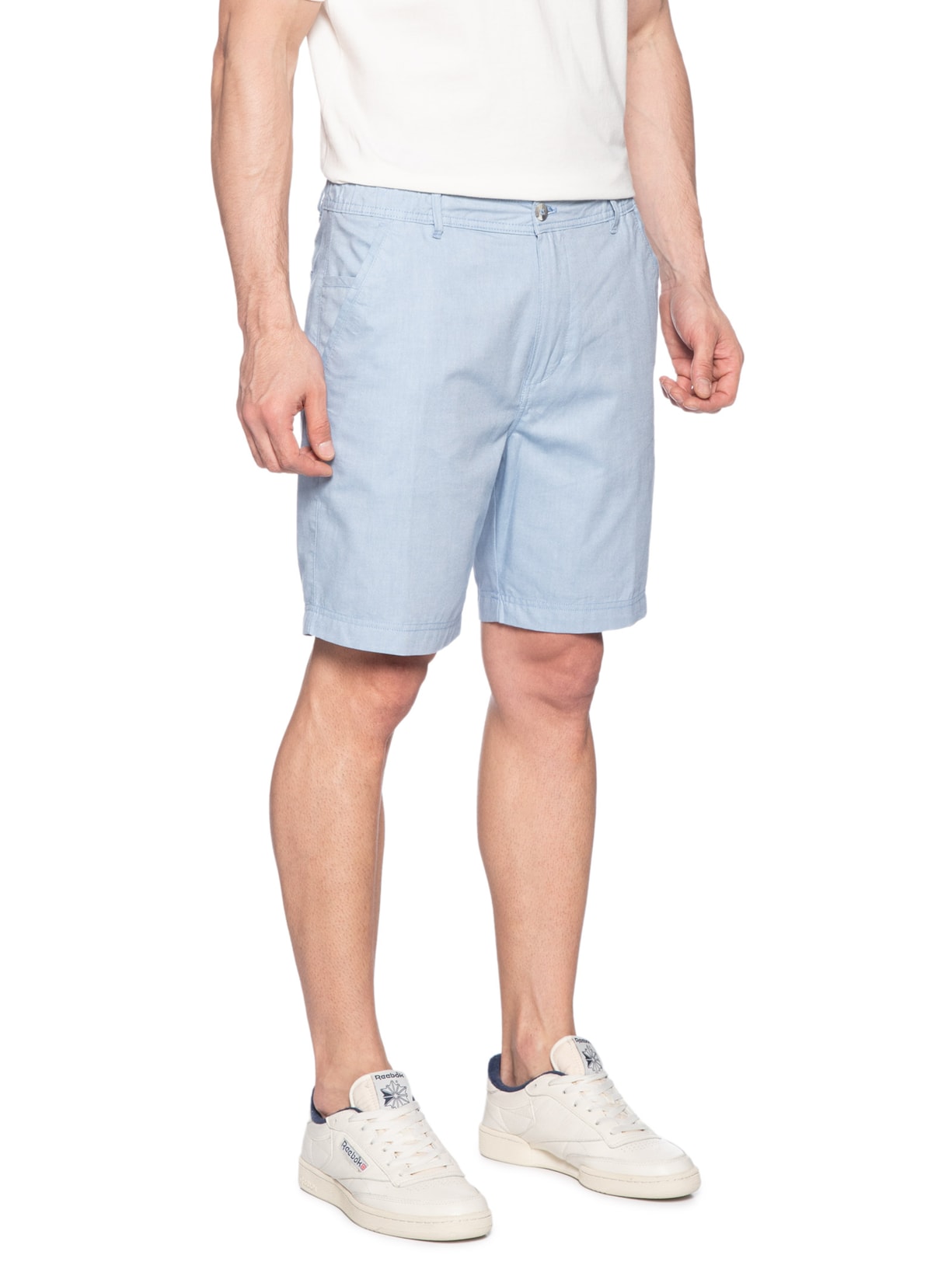 Bermuda Masculina Cós Elástico Azul '2 Essential