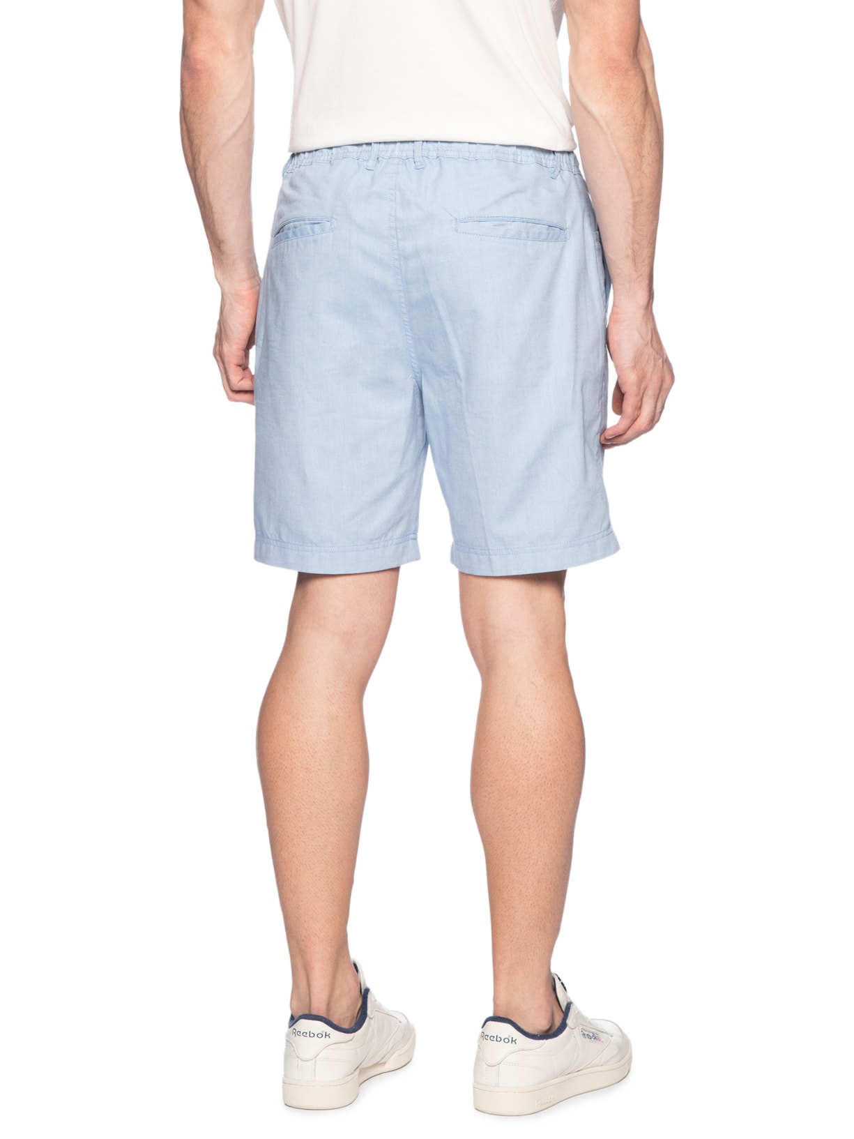 Bermuda Masculina Cós Elástico Azul '2 Essential