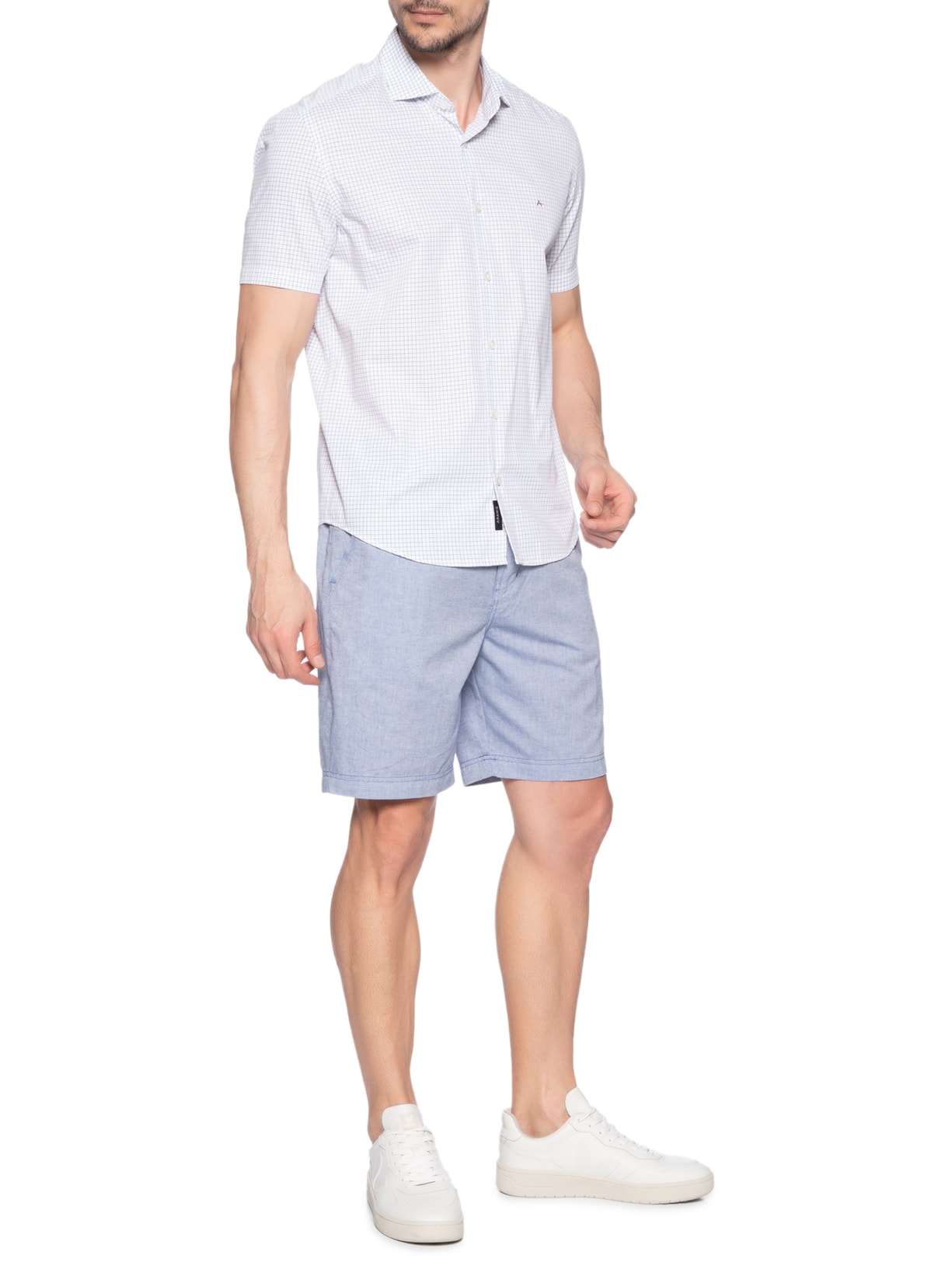 Bermuda Masculina Cós Elástico Azul '2 Essential