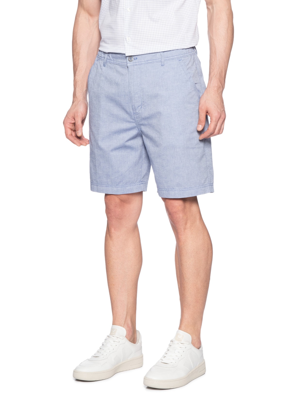 Bermuda Masculina Cós Elástico Azul '2 Essential