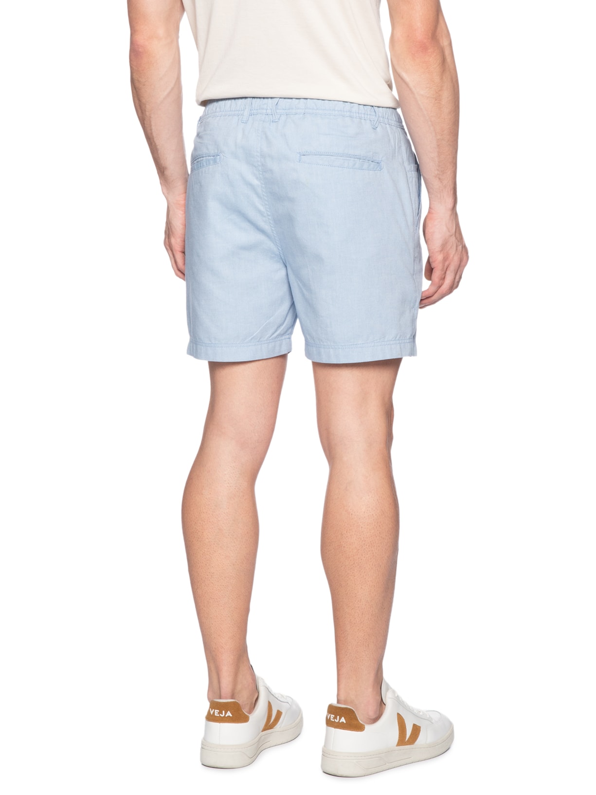 Bermuda Masculina Cós Elástico Azul '2 Essential