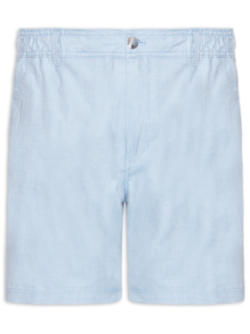 Bermuda Masculina Cós Elástico - Azul