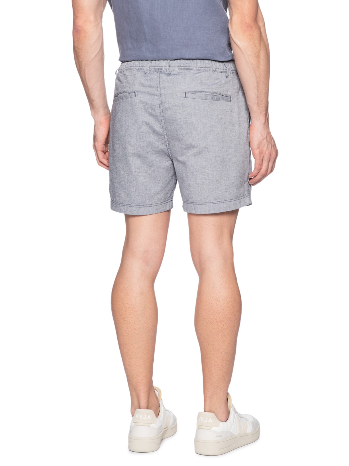 Bermuda Masculina Cós Elástico Azul '2 Essential