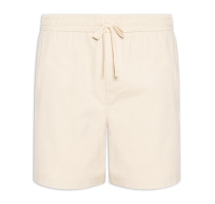 Bermuda Masculina Cós Elástico - Bege