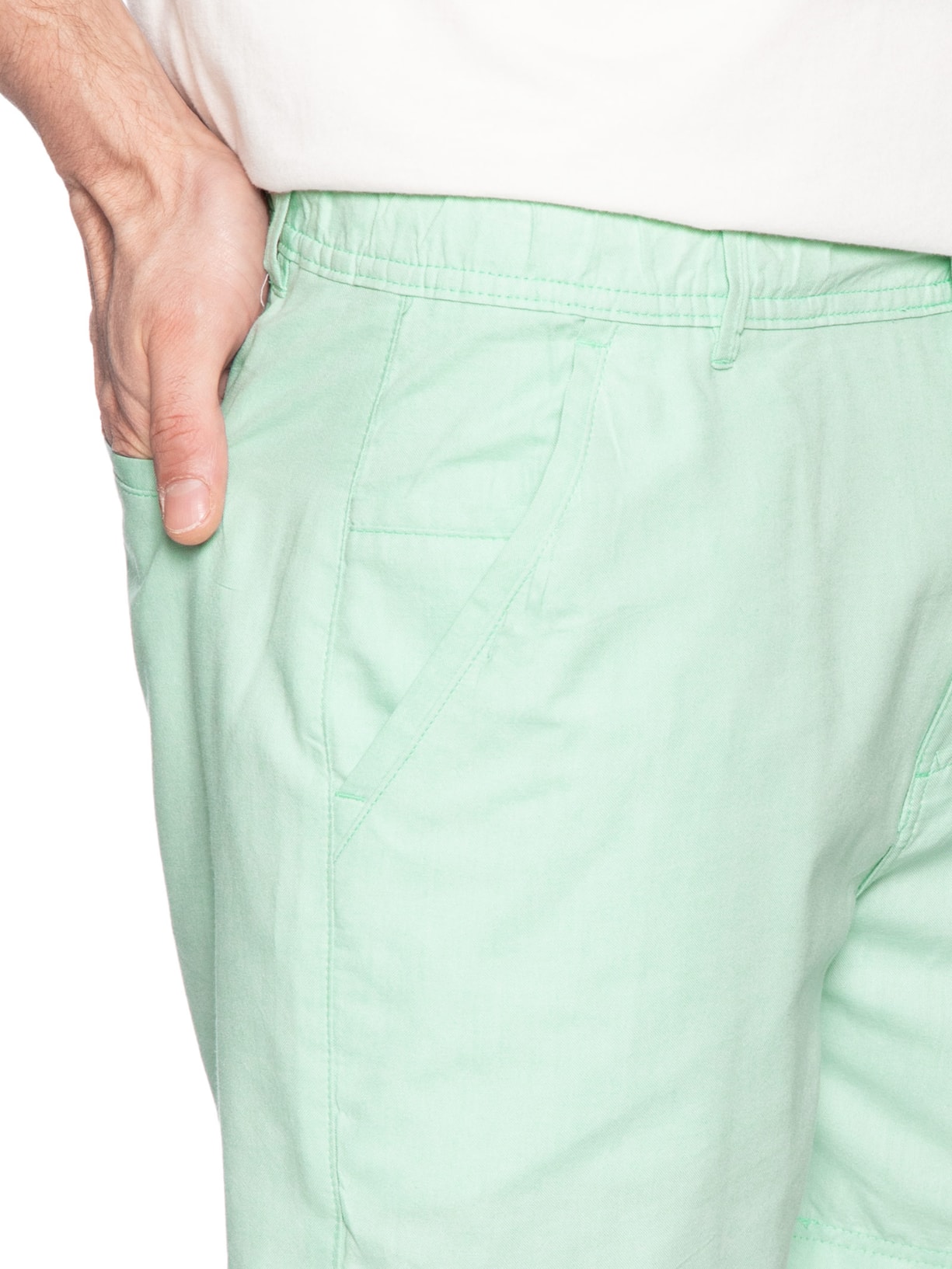 Bermuda Masculina Cós Elástico Verde '2 Essential