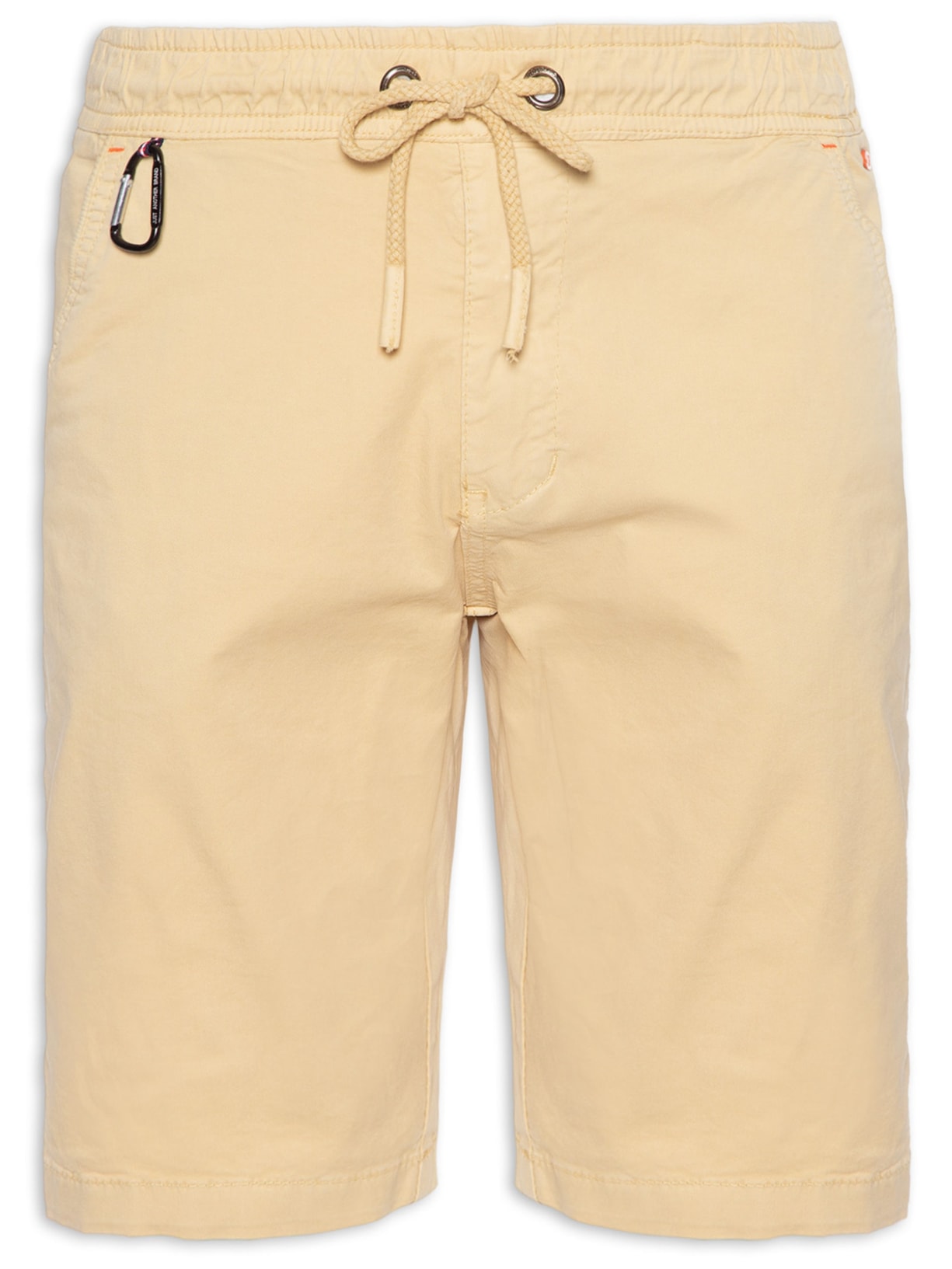 Bermuda Masculina Cotton Spandex Essential - Amarelo