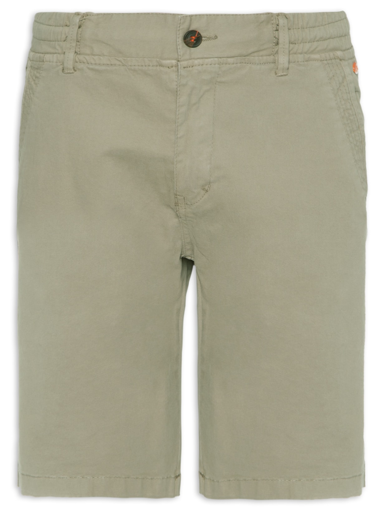 Bermuda Masculina Cotton Spandex Heavy Twill - Bege