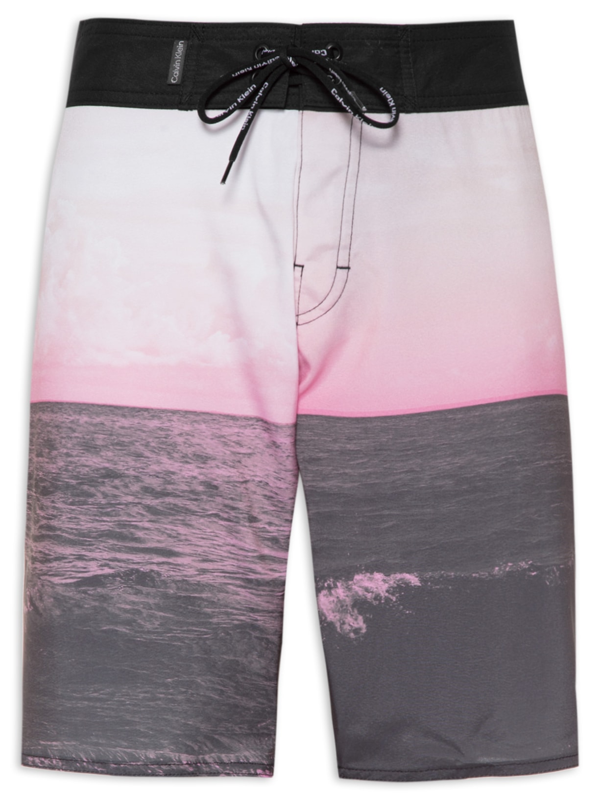 Bermuda Masculina D'água Sunset - Cinza