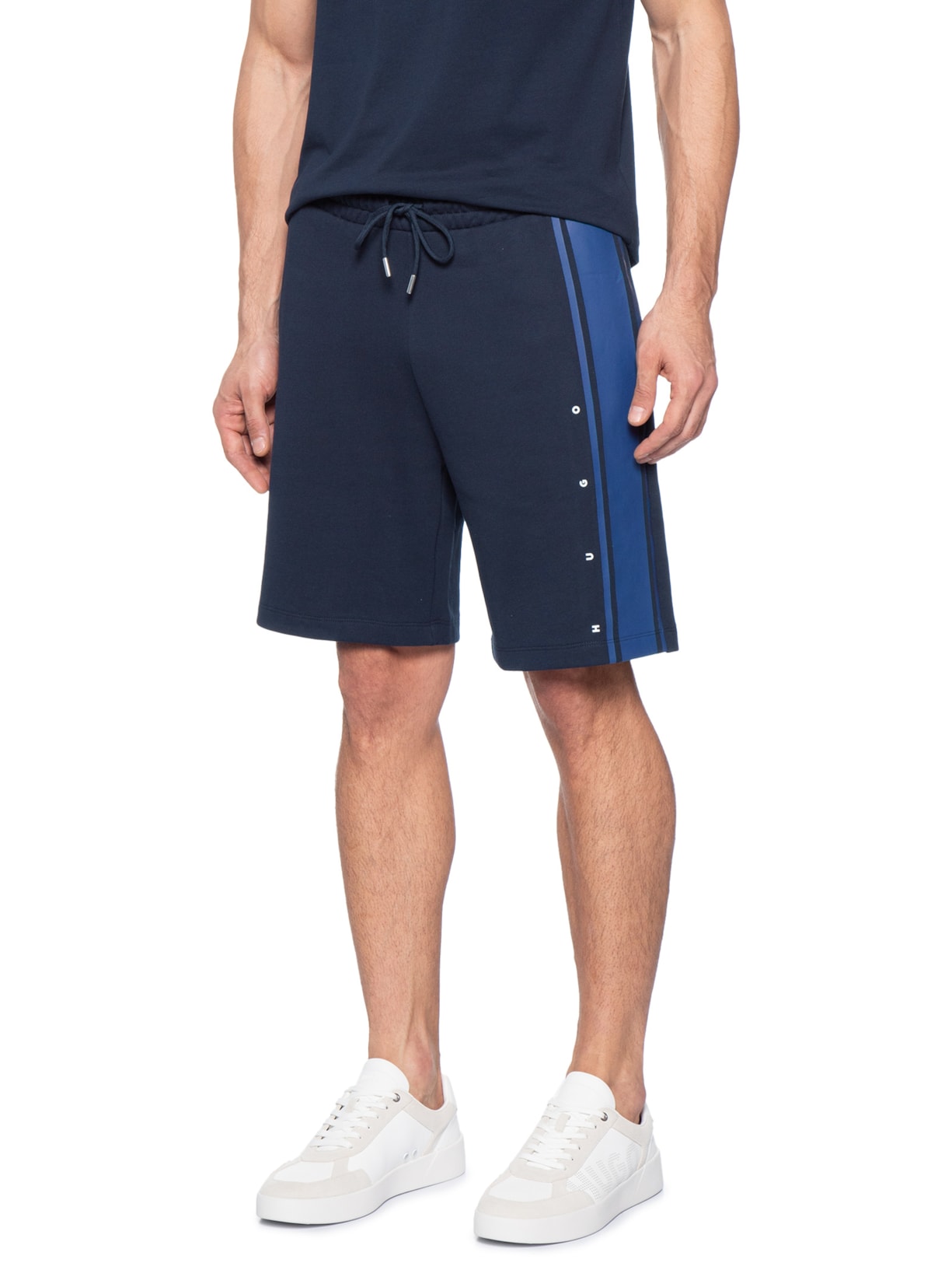 Bermuda Masculina de Moletom Demsishort Azul Hugo