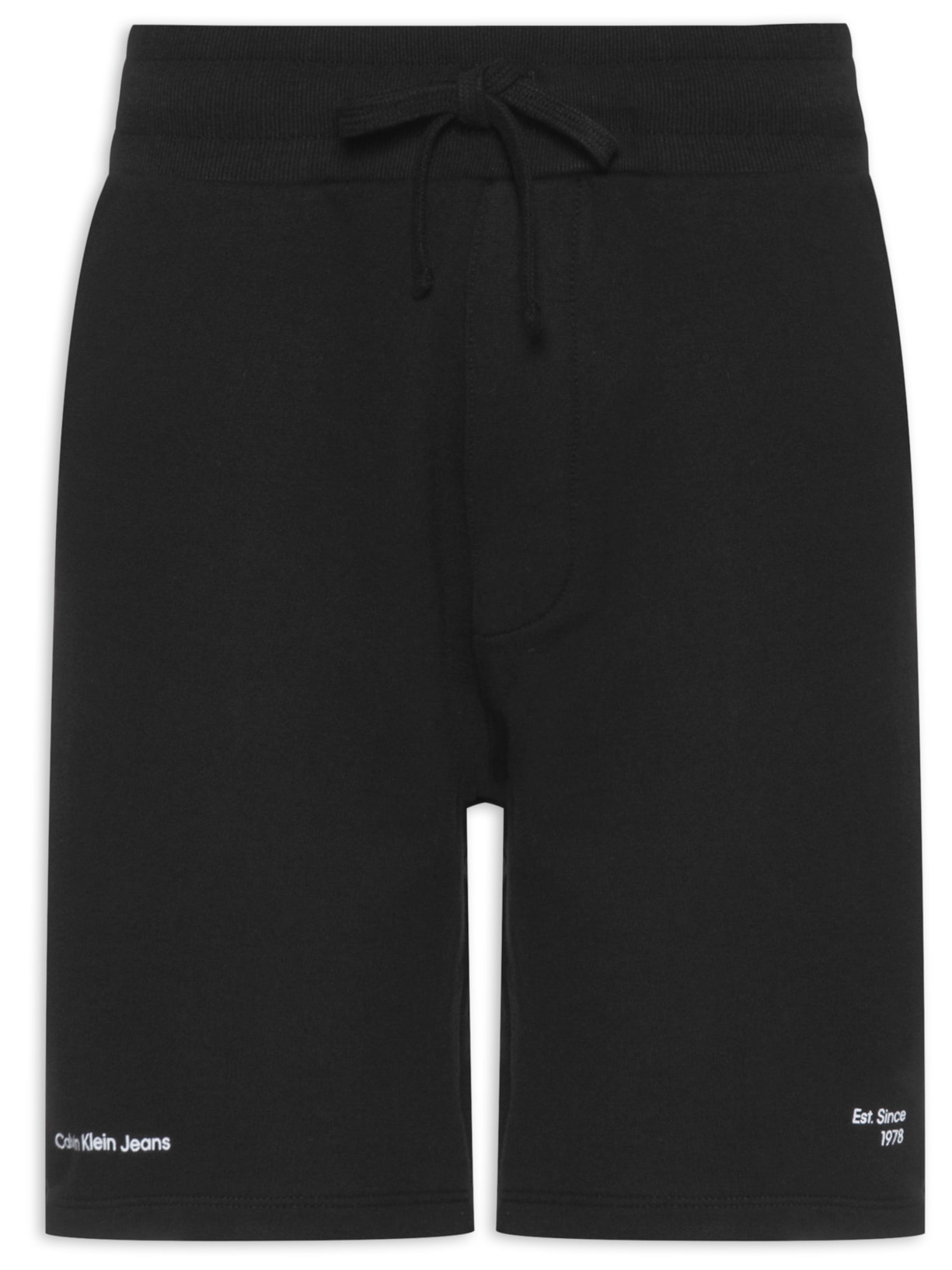 Bermuda Masculina De Moletom Logo New York - Preto