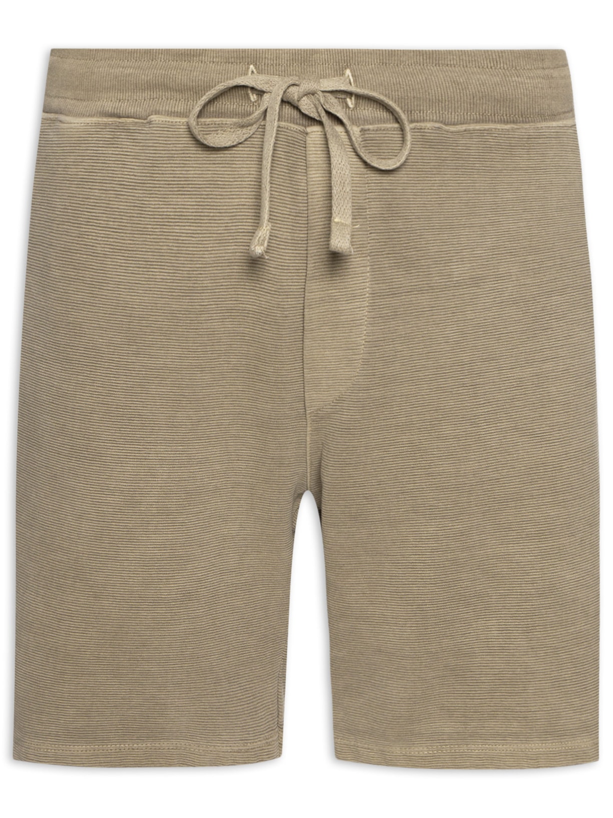 Bermuda Masculina de Moletom Neblina - Bege