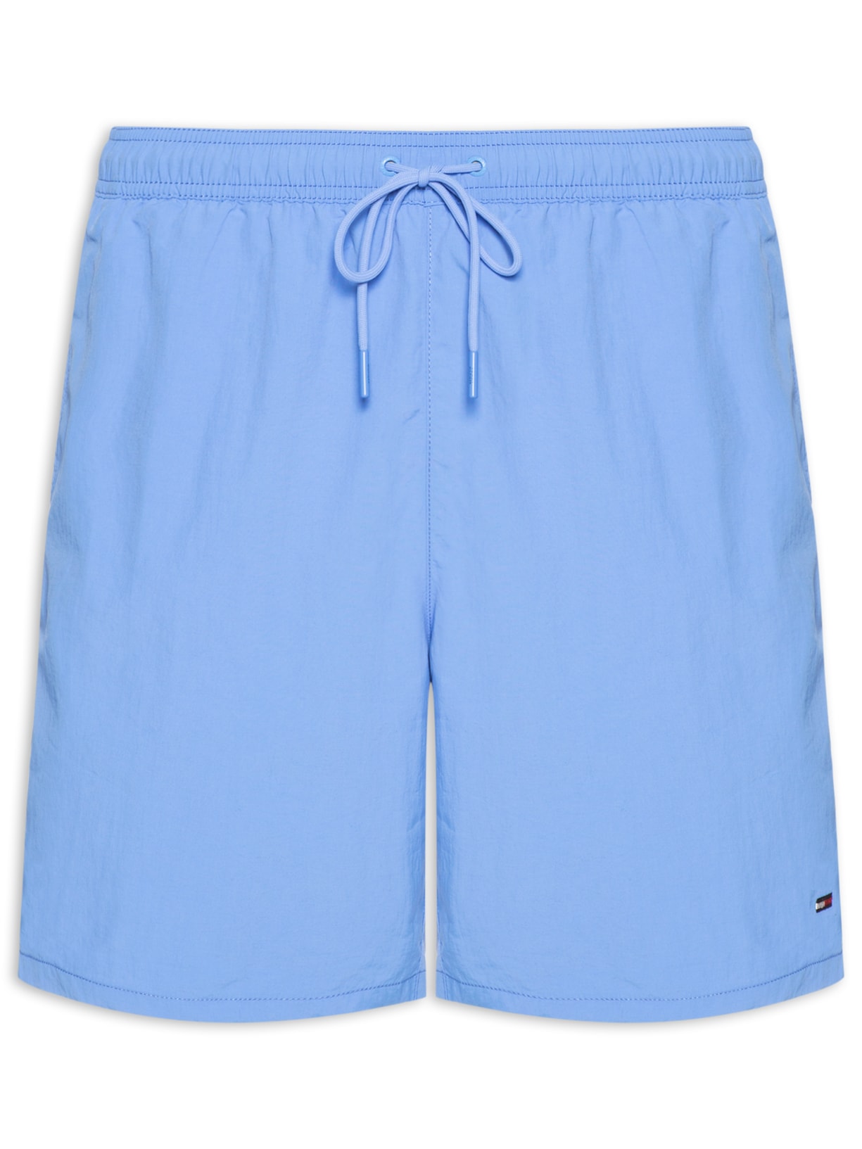 Bermuda Masculina De Praia Com Cordão Azul Tommy Hilfiger