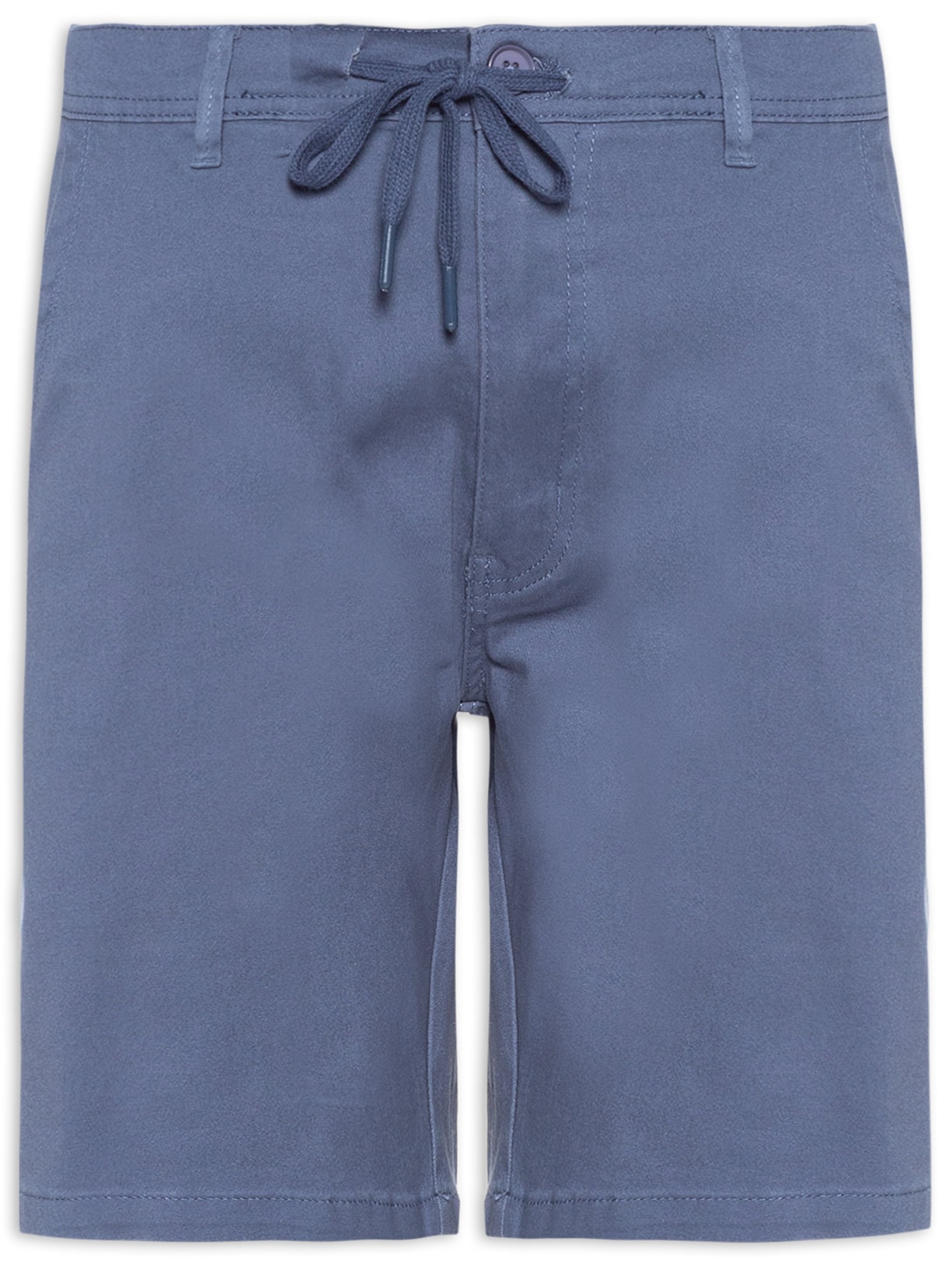 Bermuda Masculina de Sarja Chino Azul '2 Essential