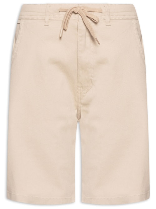 Bermuda Masculina de Sarja Chino - Bege