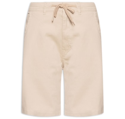 Bermuda Masculina de Sarja Chino - Bege  
