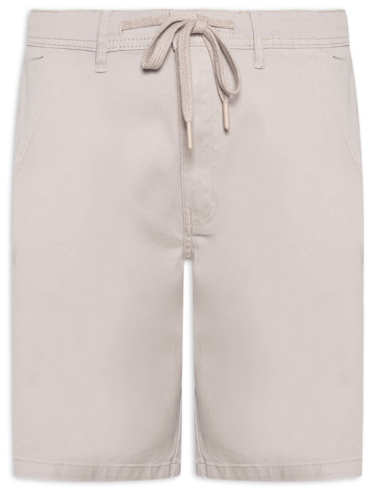 Bermuda Masculina de Sarja Chino - Cinza