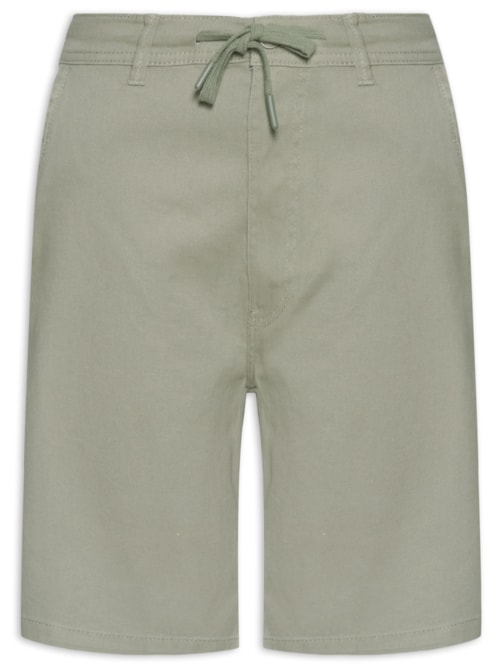 Bermuda Masculina de Sarja Chino - Verde
