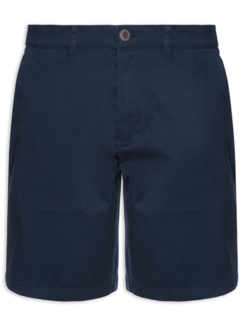 Bermuda Masculina De Sarja Clássica - Azul