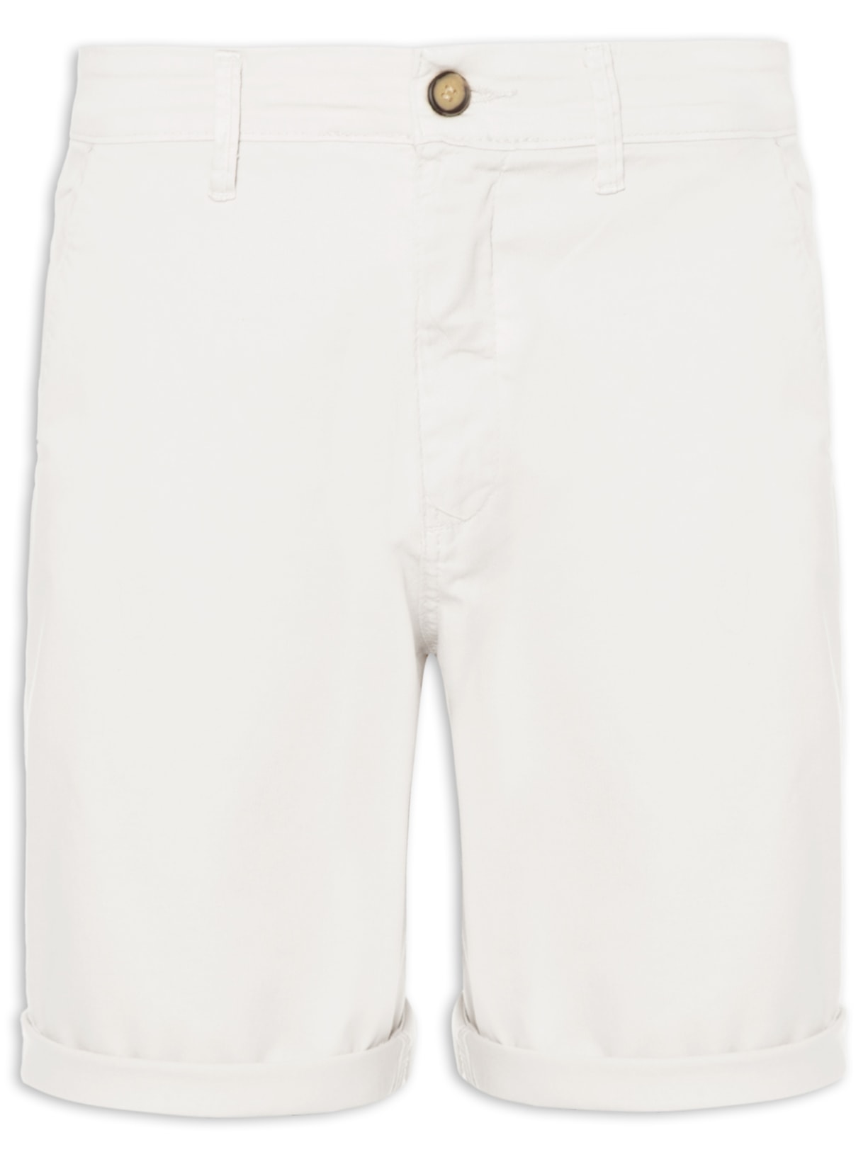 Bermuda Masculina De Sarja - Off White
