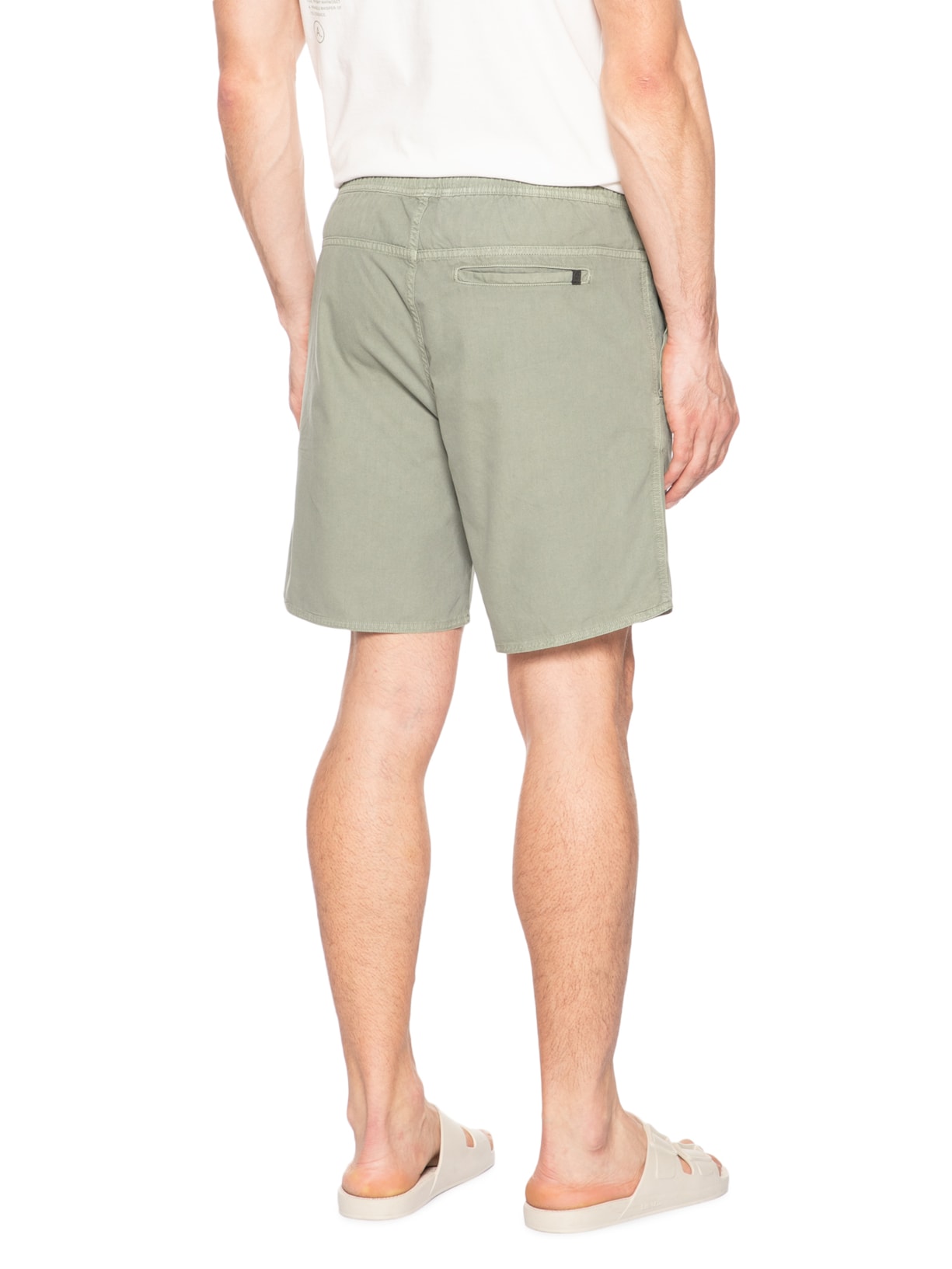 Bermuda Masculina De Sarja Stone Vale Verde Austral