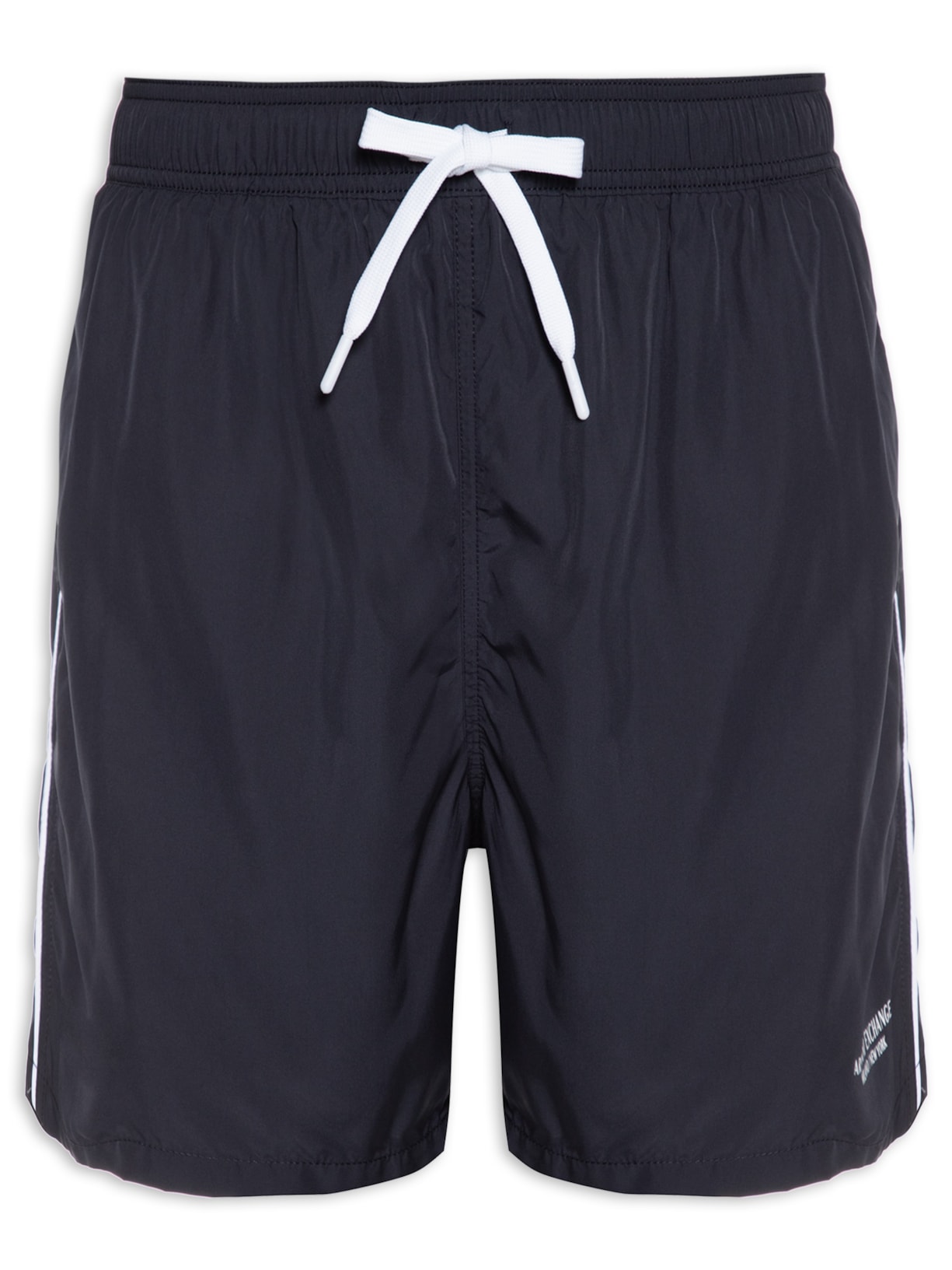 Bermuda Masculina De Tecido Plano - Azul Marinho