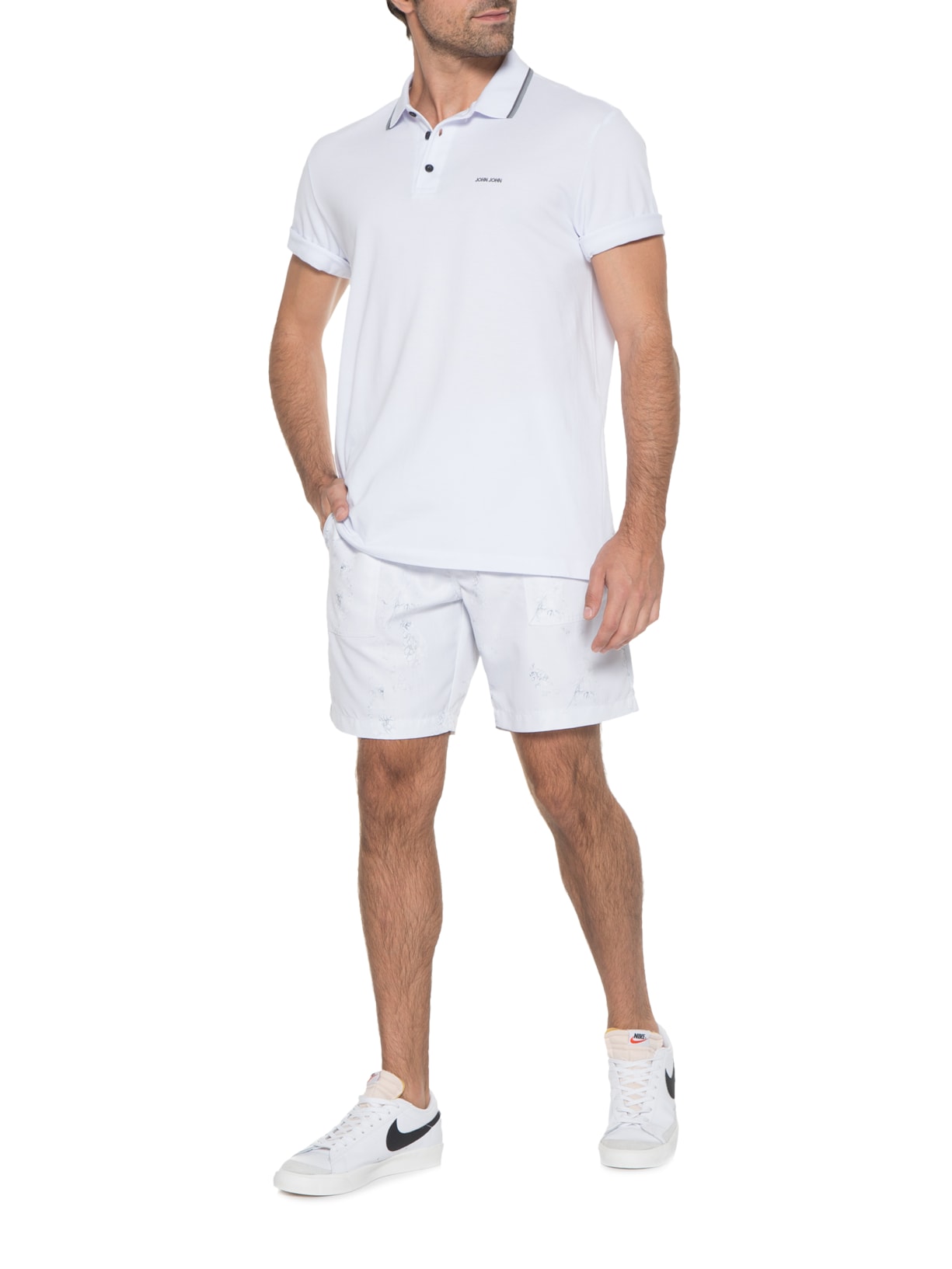 Bermuda Masculina Dubai Off White John John