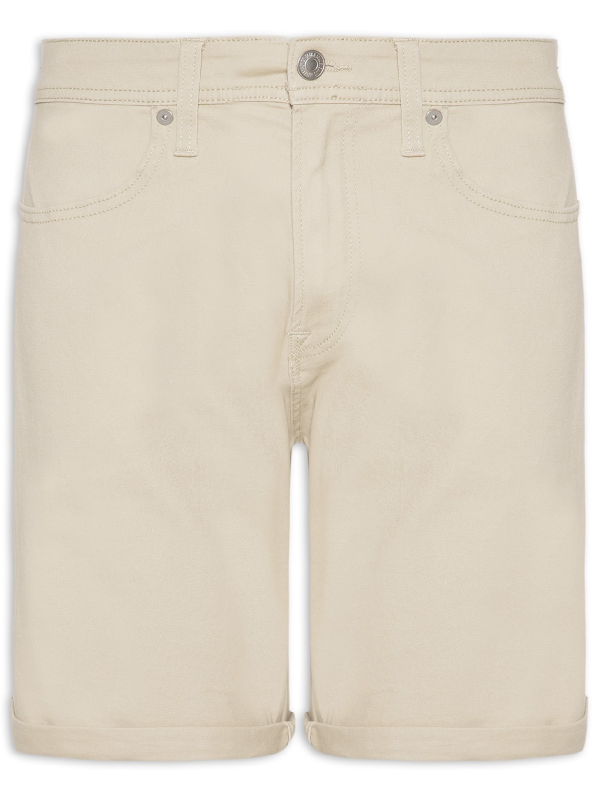 Bermuda Masculina Dylan Regular Fit Bege Jack & Jones