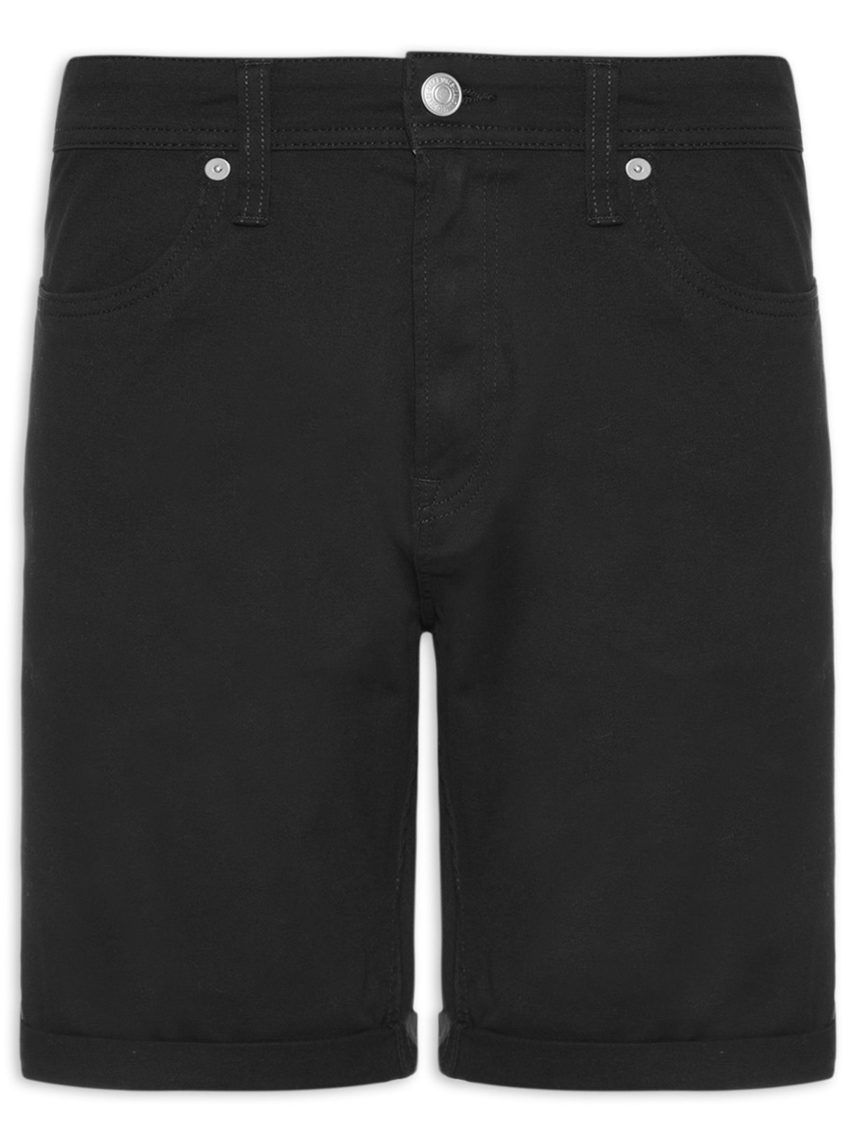 Bermuda Masculina Dylan Regular Fit Preto Jack & Jones