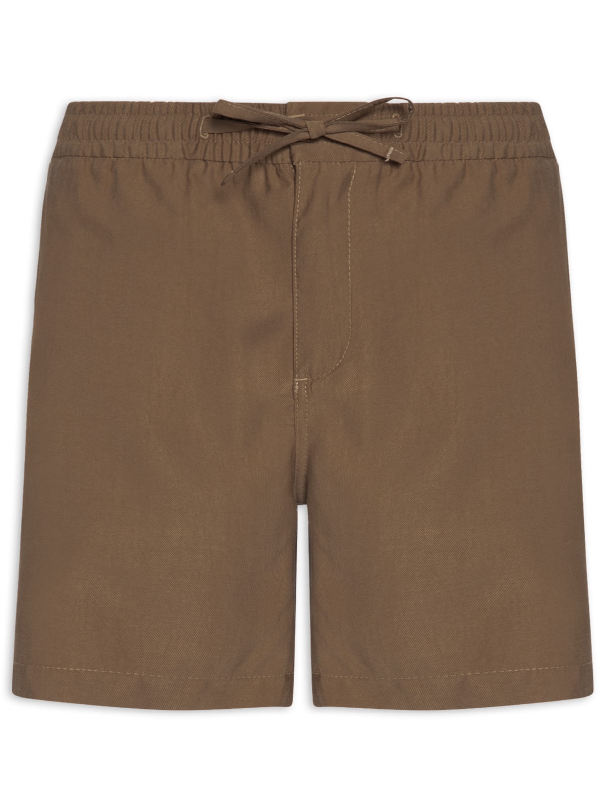 Bermuda Masculina Elástico Lyocell Stone Marrom Sergio K