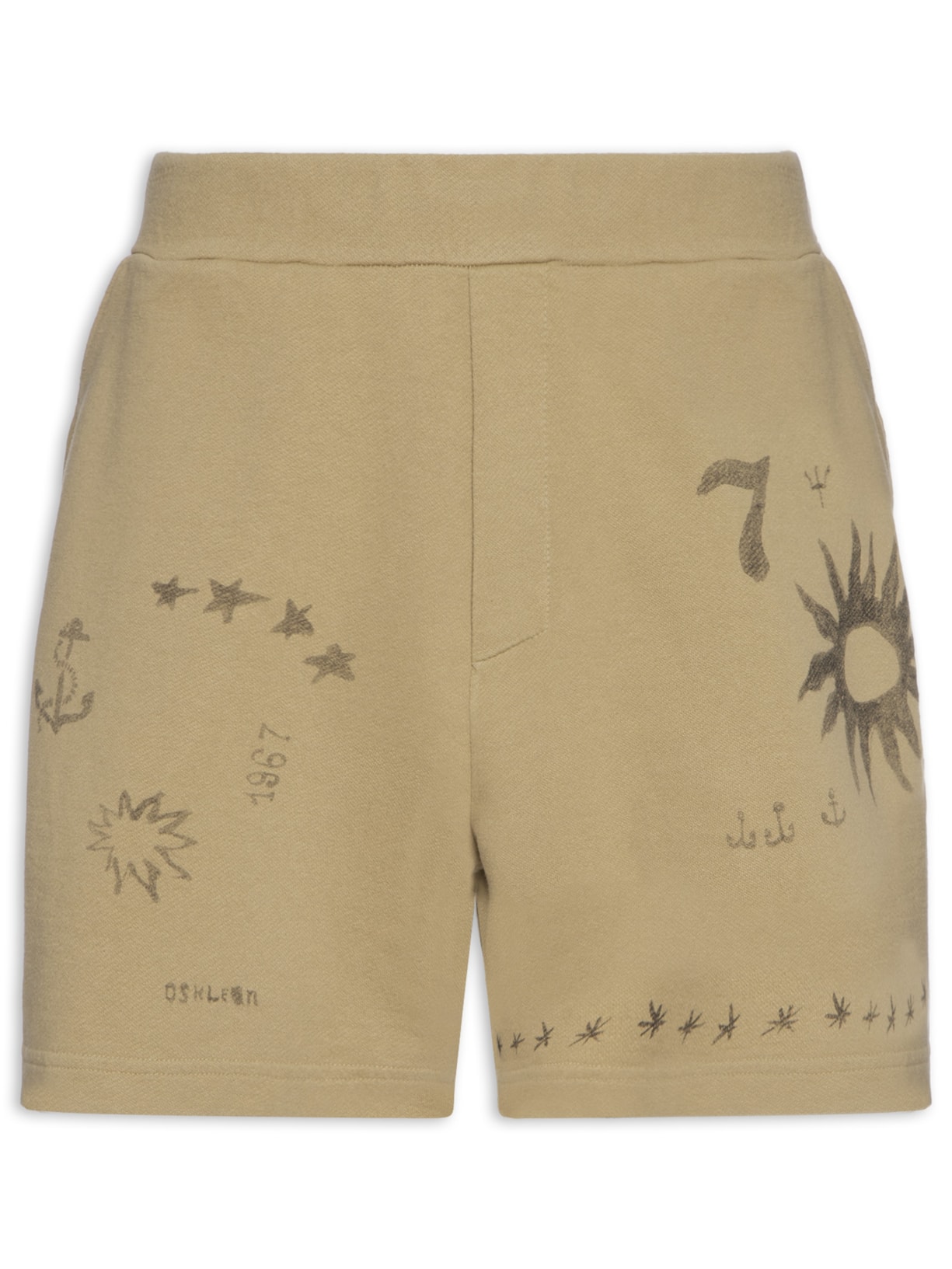 Bermuda Masculina Elementos Twill - Marrom