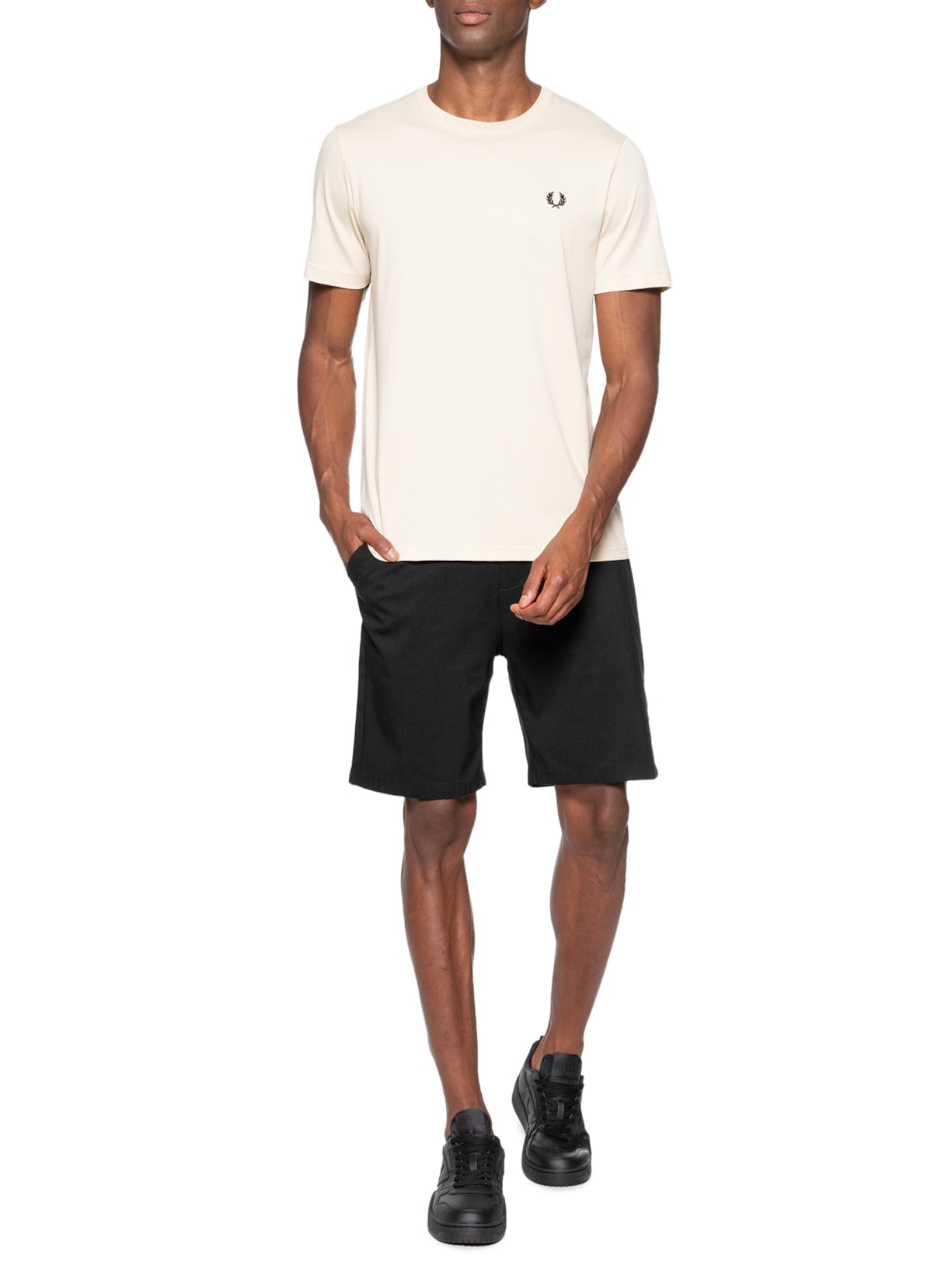 Bermuda Masculina Em Alfaiataria Casual Preto  '2 Essential